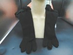 vintage black gloves